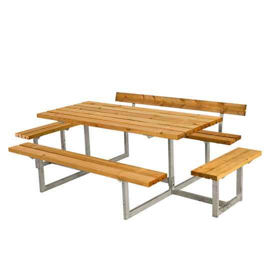 BÄNKBORD BASIC 1 RYGGSTÖD PLUS