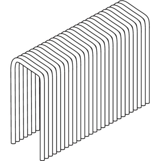 ESSVE H500 Klammer 10,8 mm rygg, blankförzinkad 10,8 x 20 mm, 5800-pack