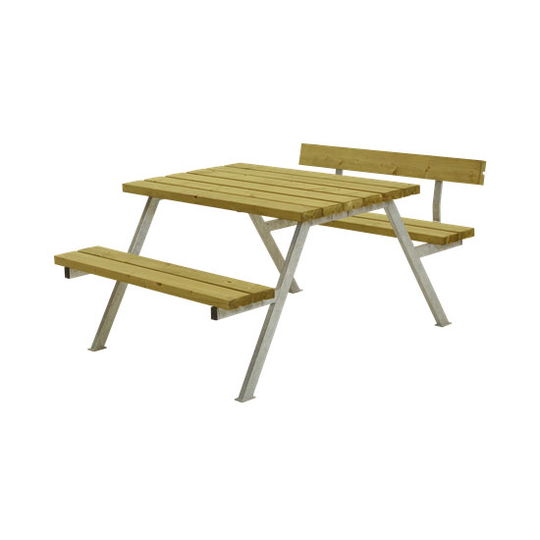BÄNKBORD ALPHA 118 1 RYGGSTÖD PLUS