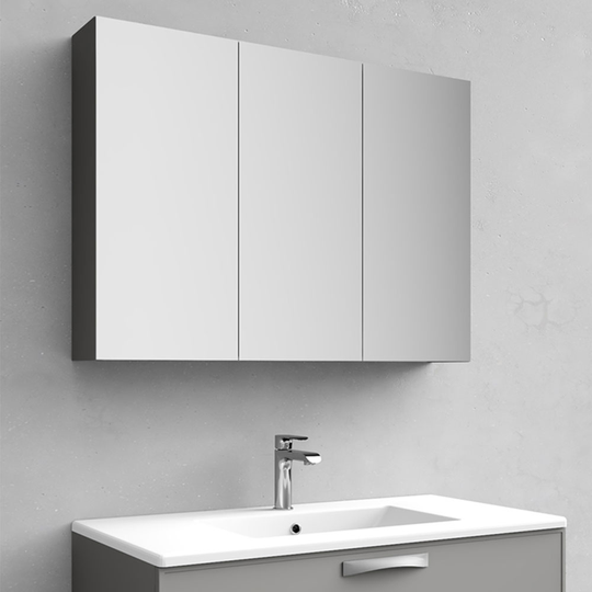 Spegelskåp Noro Flex Soft Grå 900 mm