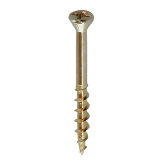 Grabber 104863 Spånskiveskruv GULKROM 1000-pack 4,3 x 28 mm