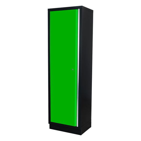 PELA 519772 Högskåp 600x458x2000 mm, grön/svart