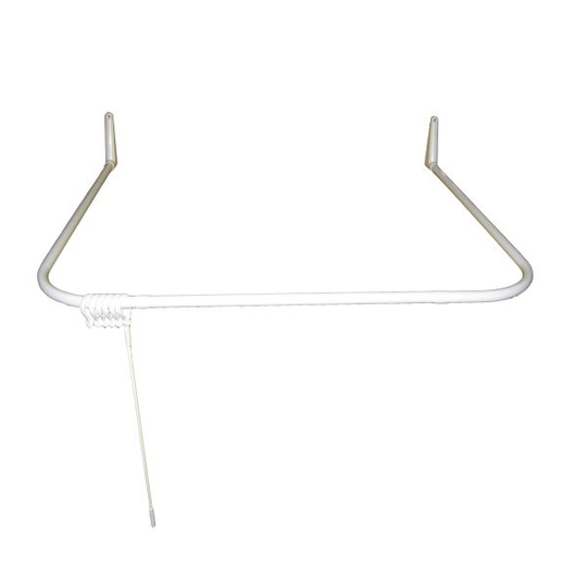 Erics Industrier 121 Duschdraperistång 95 x 85 mm, U-form