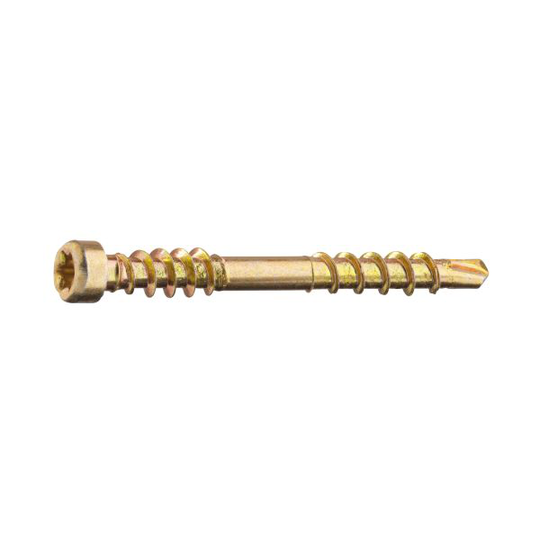Grabber LTX35CH200 Listskruv med bits, gulkrom 3,3 x 35 mm, 200-pack
