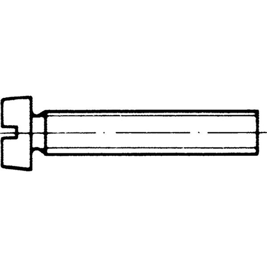 Almén Special Fastener 12079630N Skruv MÄSS FN DIN 84, 200-pack M6 x 30 mm