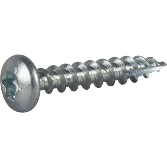 ESSVE 427167 Träskruv 5 mm Ø, TX25, helgängad, FZB 30 mm, 20-pack