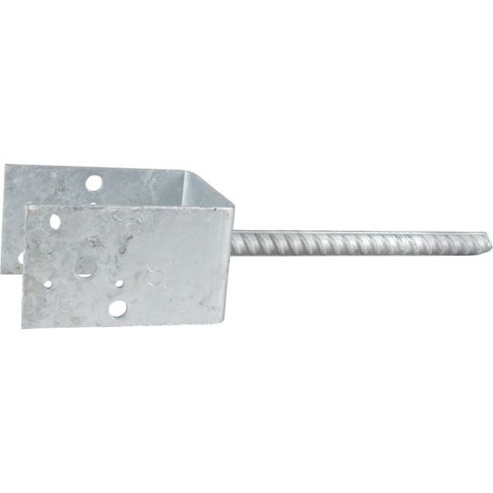 ESSVE 451637 Stolpsko 5 mm, typ U, förzinkad 96 x 70 x 114,5/200 mm