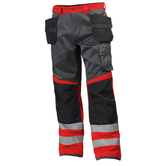 Helly Hansen Workwear Alna 77412-169 Arbetsbyxa varsel, röd/svart C44