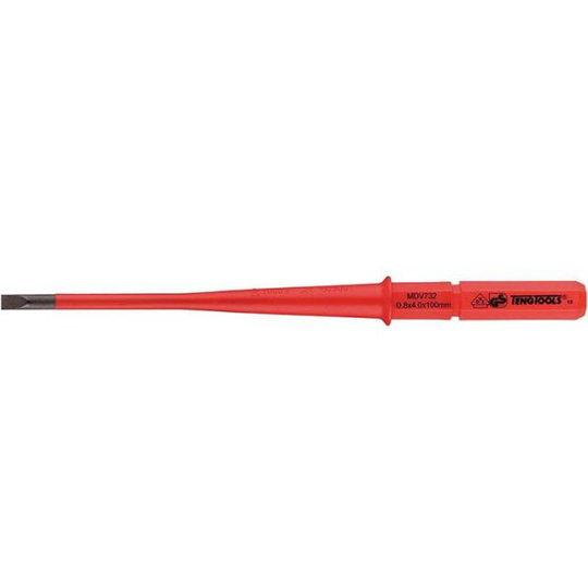 Teng Tools 282910207 Skruvmejselklinga 0.8×4.0 mm, spår