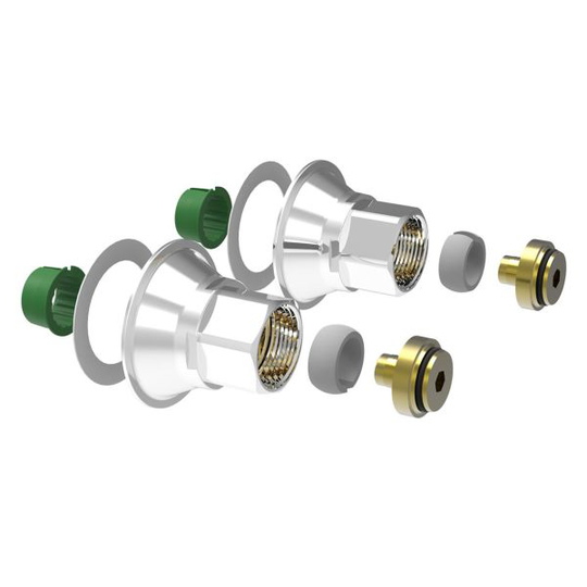 Vatette V6 Blandarfäste 160 c/c, M26x1,5 15 mm rördiameter