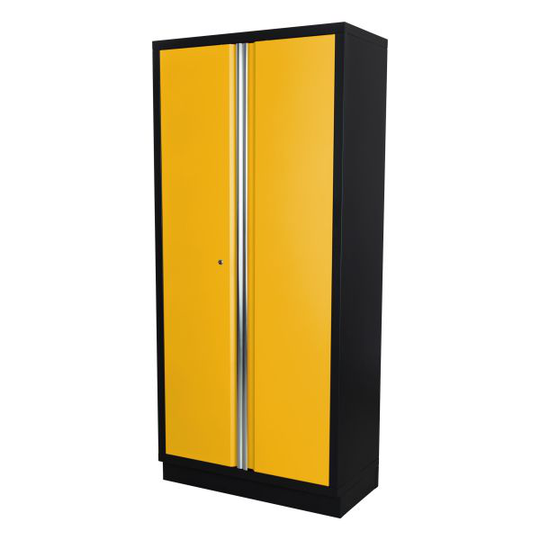 PELA 531978 Högskåp 915x458x2000 mm, gul/svart