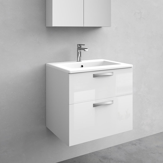 Kommod med tvättställ Noro City Vit Blank 600 mm