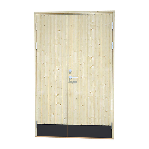 Förrådsdörr Obehandlad utan glas 13 x 20