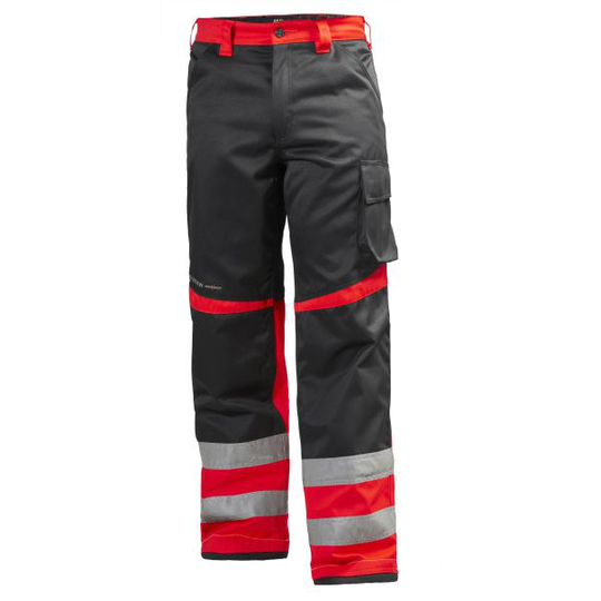 Helly Hansen Workwear Alna 77410-169 Arbetsbyxa varsel, röd/svart C44