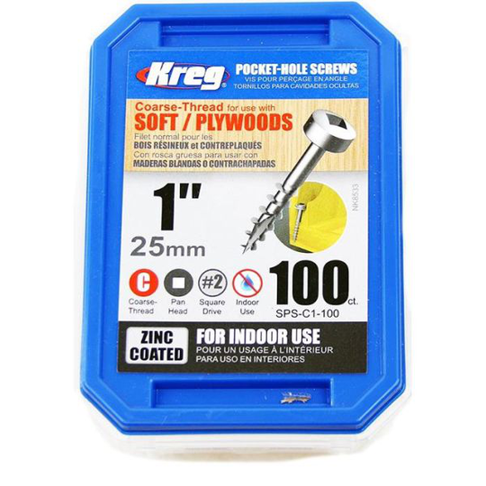 Kreg SPS-C1-100 Skruv 25 mm 100-pack