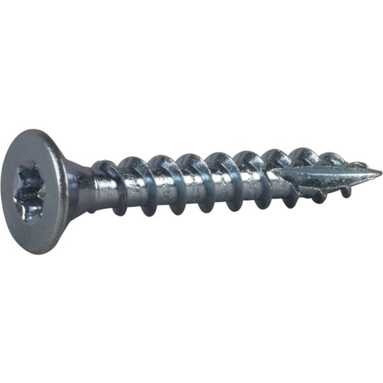 ESSVE 423195 Träskruv 6 mm Ø, TX30, helgängad, försänkt, FZB 40 mm, 20-pack