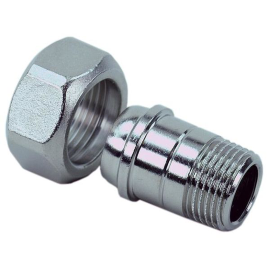 TA 50701510 Nippel rak, med mutter G10 (3/8")