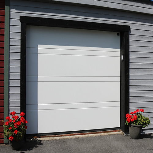 Garageport Advant Complete - Trend 2400 x 2000, Vit, Eurocylinder