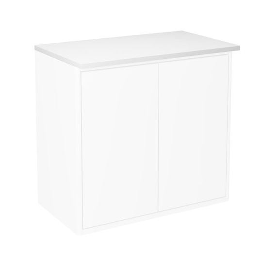 Gustavsberg Graphic Toppskiva för skåp 60 x 32 cm, med belysning Vit