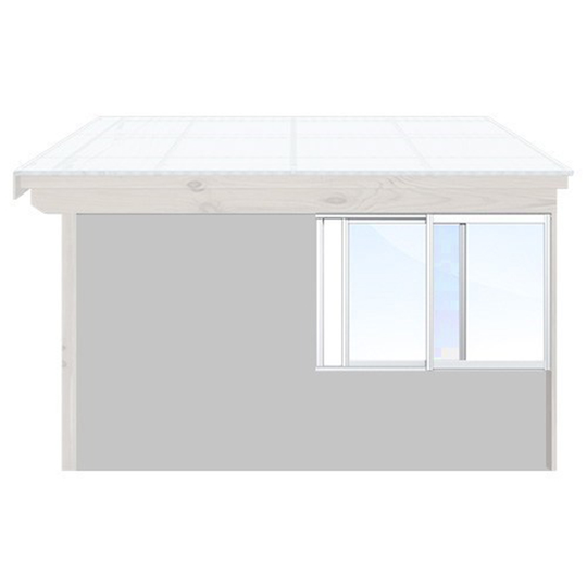 SKJUTBARA FÖNSTER, SKÅNSKA BYGGVAROR - 2 delar, BxH:1500x1195mm, vit, isolervärde på glaset 5,9, Karm: Original