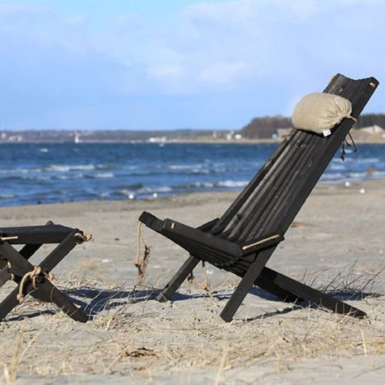 Sauna Sweden Lilli Bastustol Svartpigmenterad furu