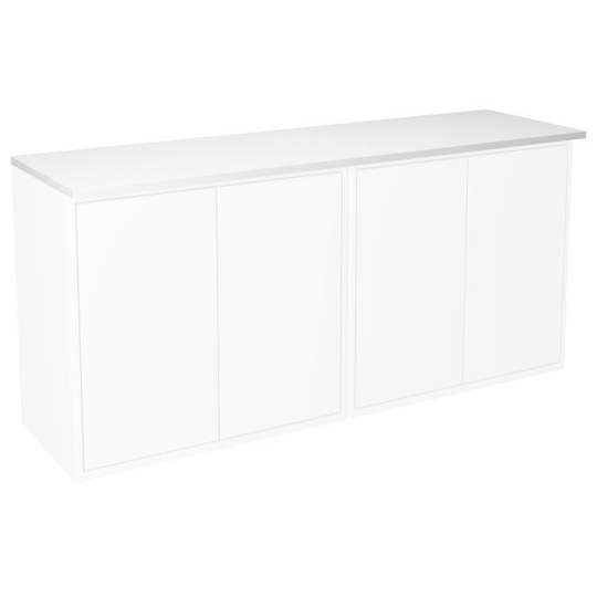 Gustavsberg Graphic Toppskiva för skåp 120 x 32 cm, med belysning Vit