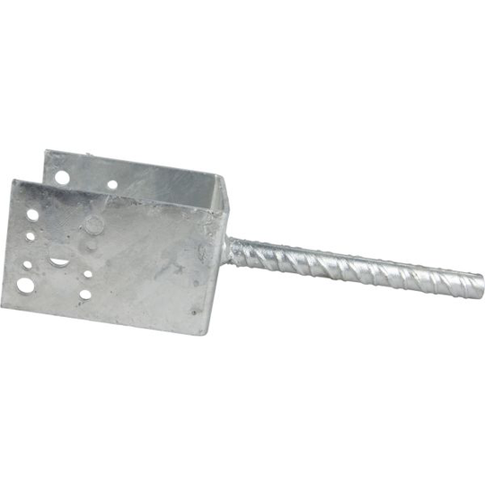 ESSVE 451643 Stolpsko 5 mm, typ U, förzinkad 100 x 90 x 137,5/200 mm