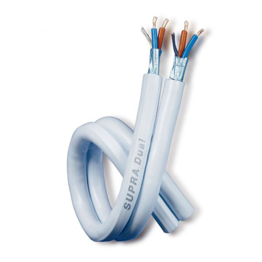 SUPRA 1001800364 Audiokabel 2x2x0.25 mm², 100 m