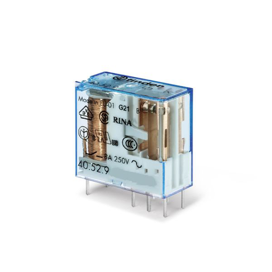 Finder F40529012 Relä 12 V DC, 2-pol, 8A