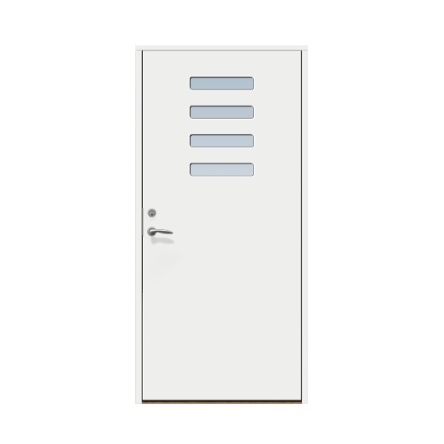 Ytterdörr Stabil Röshult 10 x 20, Högerhängd, Vit