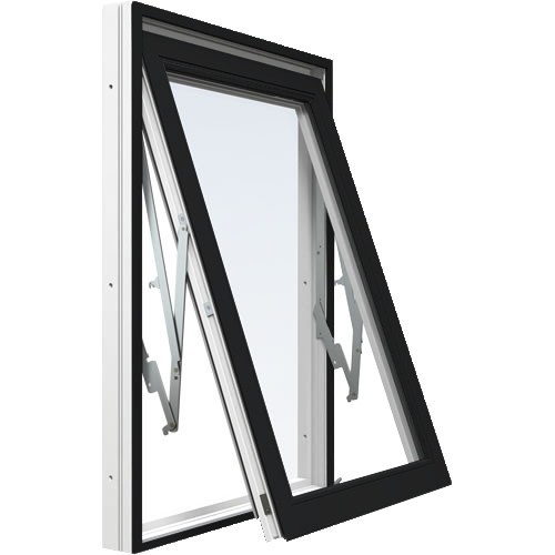 Energi Aluminium Vridfönster Svart, 16, 11