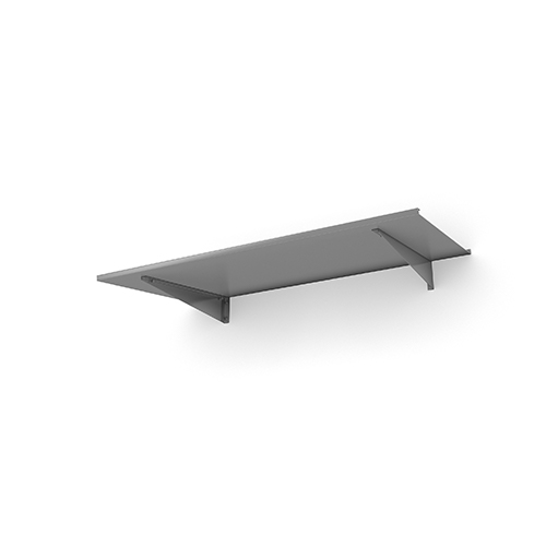 Entrétak Easy Collection - Flat Flat Rostfritt Stål, Silver aluminium, Flat Rostfritt Stål