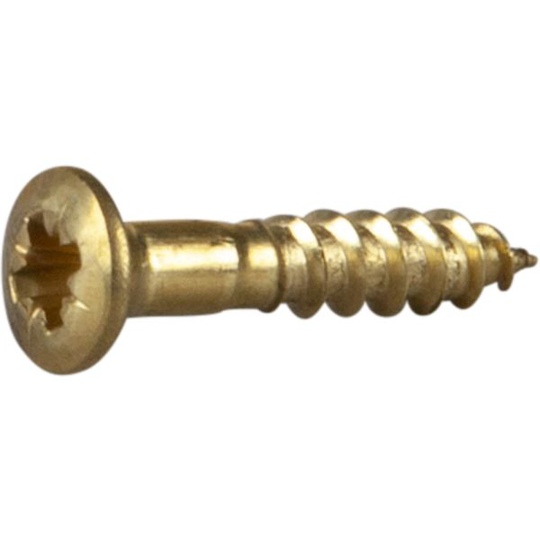 ESSVE 525162 Träskruv TKFX, mässing 3 x 16 mm, 12-pack