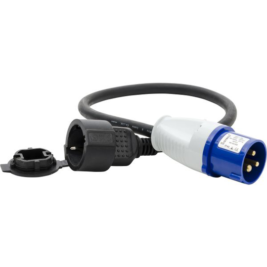 Gelia GP51/SY-CZ-10 Adapter CEE 216-6 till schuko 0,5 m