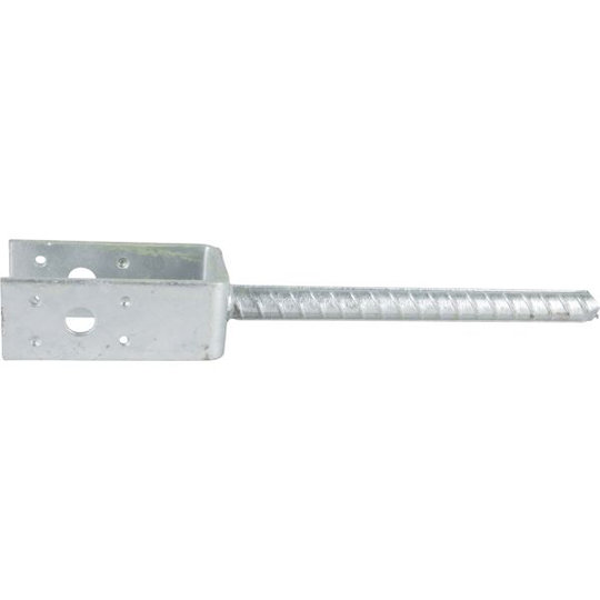 ESSVE 951615 Stolpsko 4 mm, typ U, förzinkad 45 x 40 x 102,5/200 mm