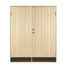 Dubbeldörr 15,3x20 Rak Vibostugan