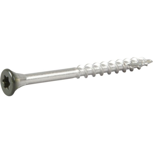 ESSVE 537452 Fasadskruv 4,4x52 mm, rostfri/syrafast A4, band. Svart, 250-pack