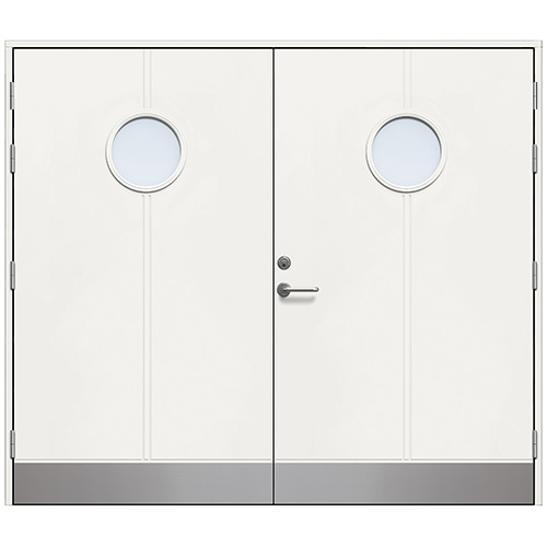 Slagport Lerhamn 2400 x 2000 mm, Vit, Cotswoldglas