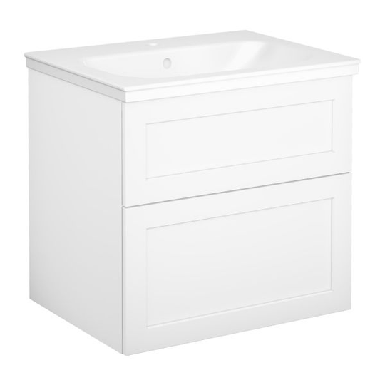 Gustavsberg Artic Kommodpaket ramlucka, vit, 60 cm