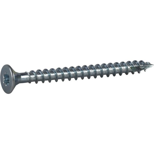ESSVE 423201 Träskruv 6 mm Ø, TX30, helgängad, försänkt, FZB 60 mm, 10-pack