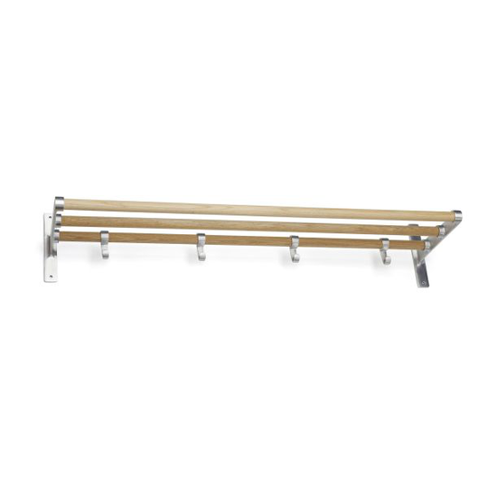 Habo Elegant Hatthylla Aluminium, 1000 mm
