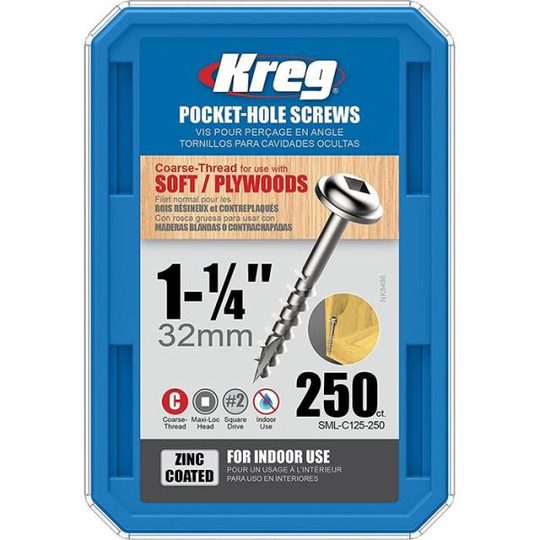 Kreg SML-C125-250 Skruv 32 mm 250-pack