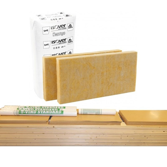 Isolerpaket Tak & Golv 8m² Funkis/Spiketält Sorselestugan