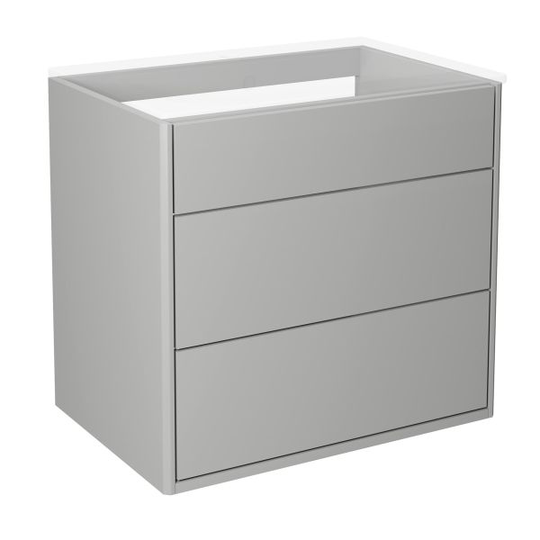 Gustavsberg Graphic Kommod 60 cm, utan tvättställ Grå