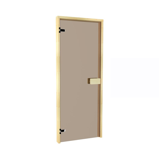 Sauna Sweden Classic bastudörr brons glas 7 x 20