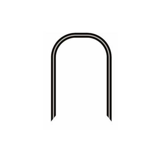 Ironside 140074 Kabelklammer för kabeldiameter 4,5 mm, 1000-pack 9,5 mm