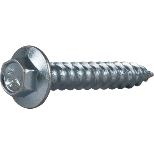 ESSVE 63336 Byggskruv med fläns, sexkant, FZB, Ø6,5 mm Ø6,5 x 38 mm, 200-pack