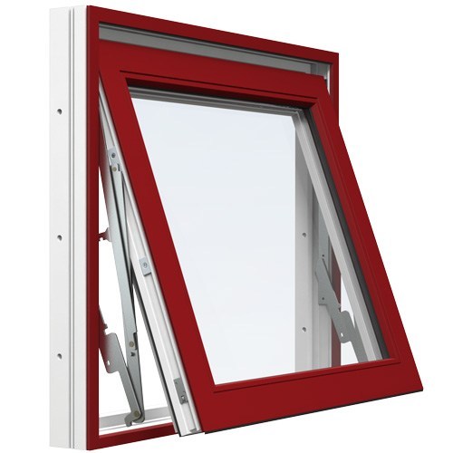 Energi Aluminium Vridfönster Röd, 7, 11