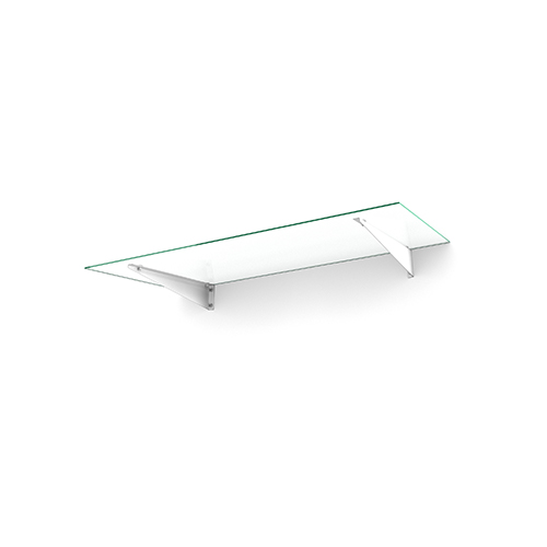 Entrétak Easy Collection - Flat Flat Vit, Frostat glas, Flat Vit