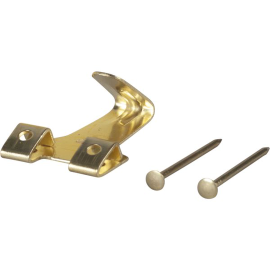 ESSVE 511522 Mässingkrok mässing, inklusive spik, max 10 kg 8-pack